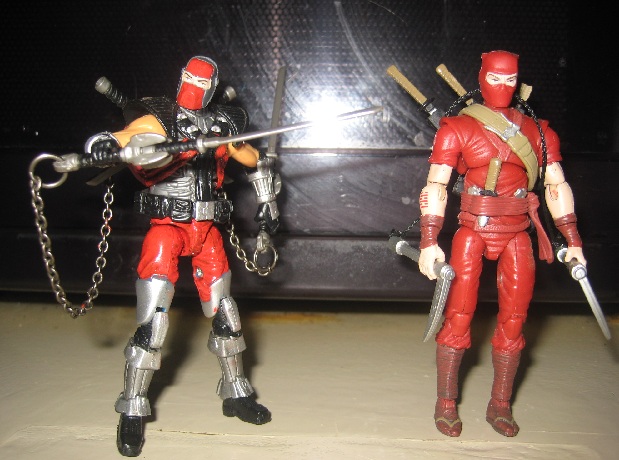 red ninja figure