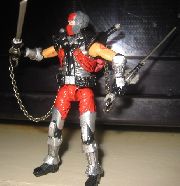 red ninja figure