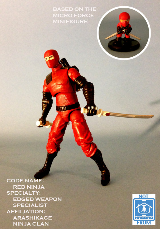 red ninja figure