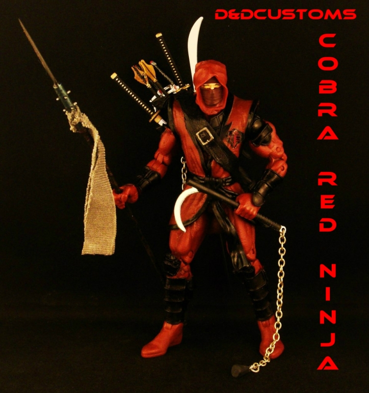 red ninja figure