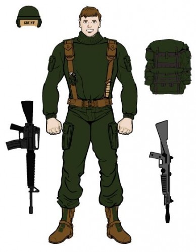 Grunt v1, Infantry Trooper.JPG