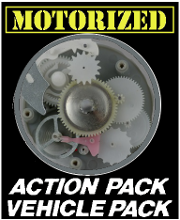 Motorized Action Packs and Vehicle Packs Logo